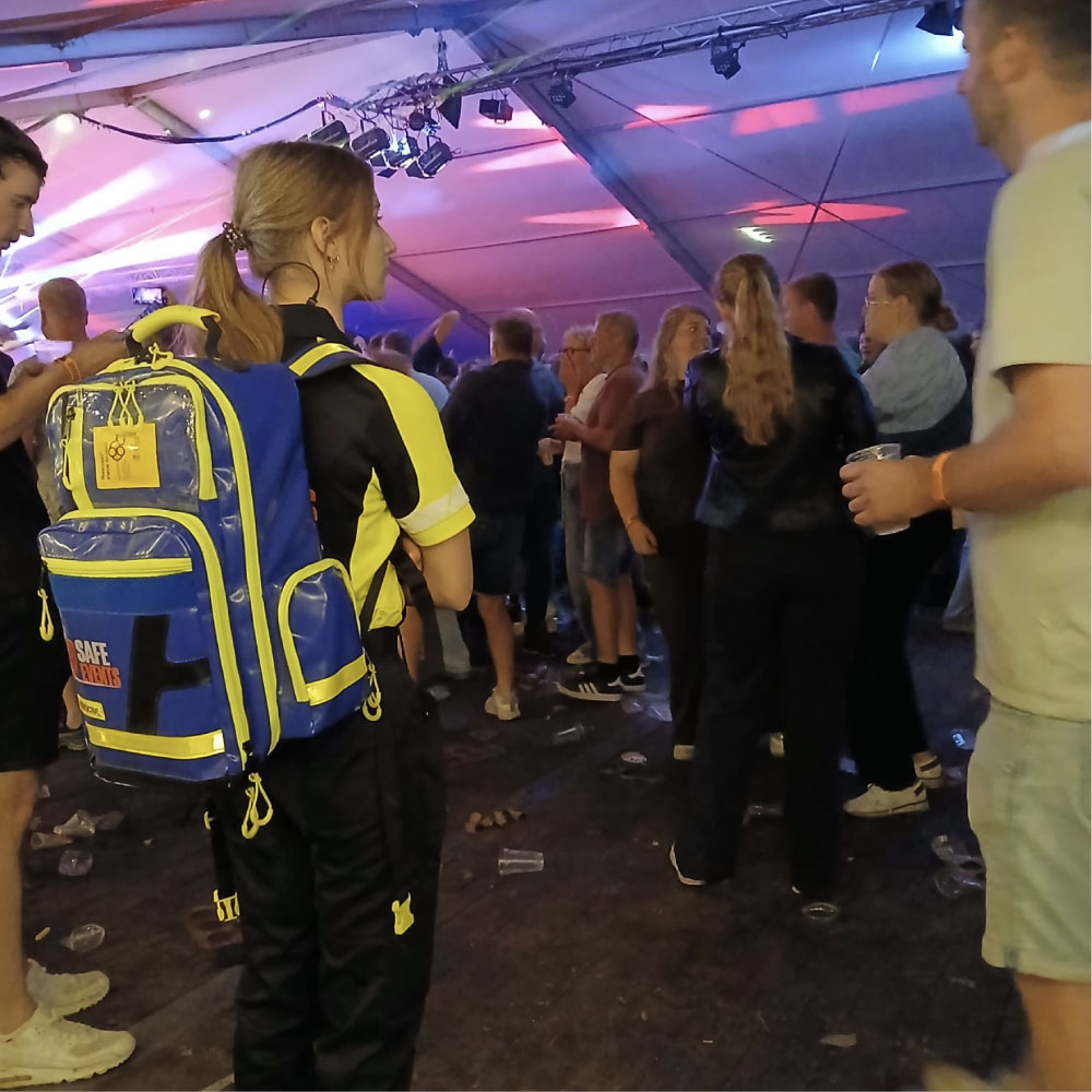 Safe Events EHBO in tent op locatie